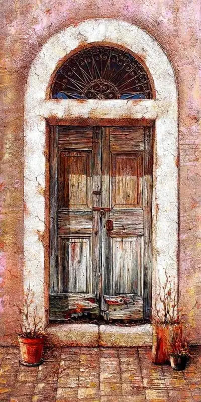 Old lebanese door